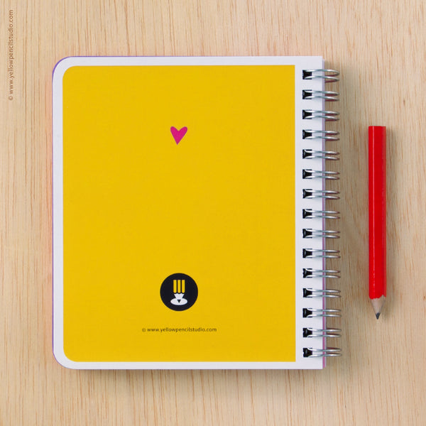 Foxy Family Spiral Notebook - Yellow Pencil Studio