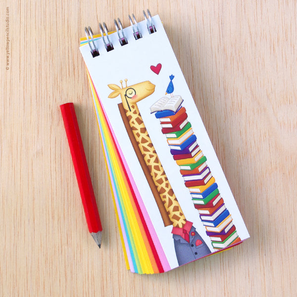 Giraffe Spiral Notebook - Yellow Pencil Studio