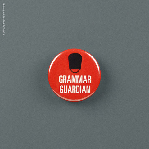 Grammar Guardian Magnet - Yellow Pencil Studio